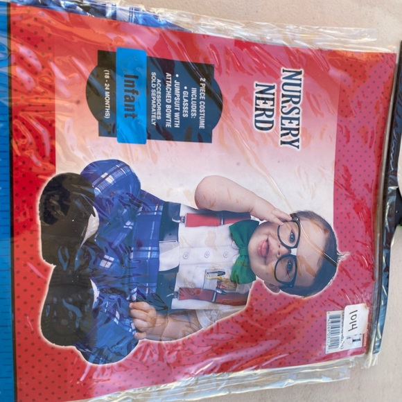 NWT Nursery Nerd, infant costume - Picture 2 of 3